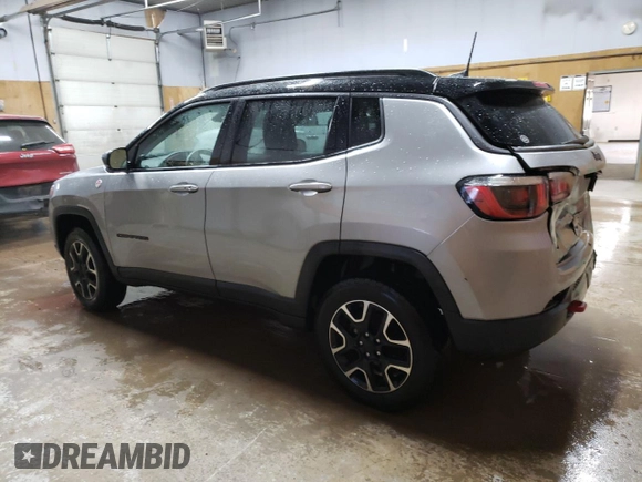 2020 Jeep Compass Trailhawk with VIN 3C4NJDDB4LT112426, listed as a Copart auction lot 56547345 with 40,827 mi miles and Salvage title. Bid and sale history available at DreamBid. Image 2.