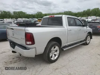 2016 Ram 1500 Sport with VIN 1C6RR7MT3GS248095, listed as a Copart auction lot 54611345 with 204,822 mi miles and Salvage title. Bid and sale history available at DreamBid. Image 3.