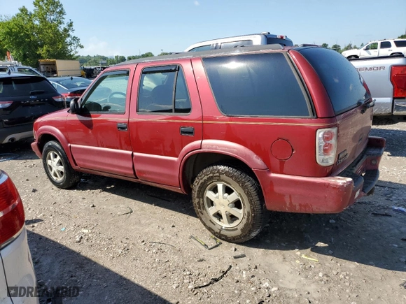 1998 Oldsmobile Bravada with VIN 1GHDT13W8W2702234, listed as a Copart auction lot 61893974 with 164,761 mi miles and Salvage Title. Bid and sale history available at carsss.com. Image 2.