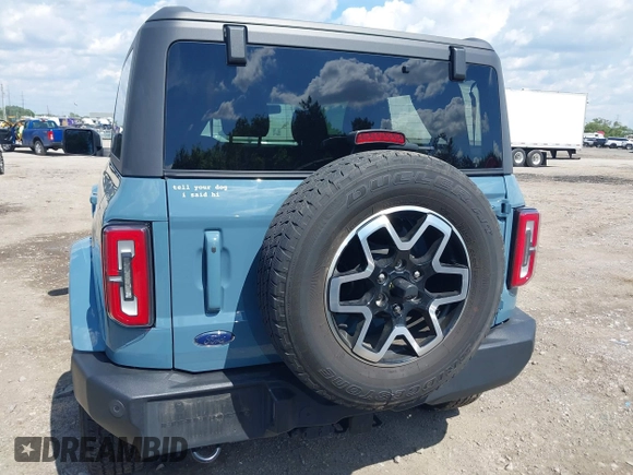 2022 Ford Bronco with VIN 1FMDE5AH3NLA89231, listed as a IAAI auction lot 42399132 with 13,244 mi miles and . Bid and sale history available at DreamBid. Image 16.
