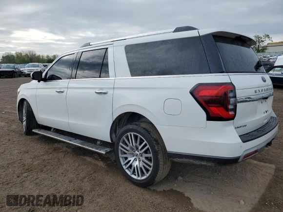 2022 Ford Expedition Max Limited with VIN 1FMJK2AT7NEA07536, listed as a Copart auction lot 56758515 with 52,955 mi miles and Non repairable. Bid and sale history available at DreamBid. Image 2.