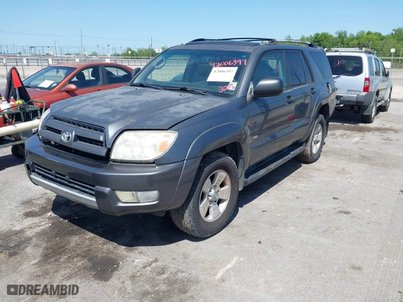 2004 Toyota 4Runner SR5 with VIN JTEZU14R840032318, listed as a IAAI auction lot 42006397 with 172,914 mi miles. Bid and sale history available at carsss.com. Image 2.