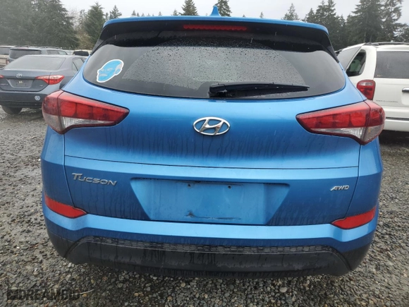 2018 Hyundai Tucson SEL with VIN KM8J3CA46JU640122, listed as a Copart auction lot 50172425 with 0 mi miles and Salvage Title. Bid and sale history available at carsss.com. Image 6.