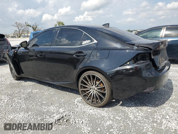 2015 Lexus IS 250 z VIN JTHBF1D29F5072852, wystawiony jako Copart lot #59320505 z przebiegiem Nie podano mil oraz Szkoda całkowita • Salvage title. Historia ofert i sprzedaży dostępna na DreamBid. Obrazek 2.