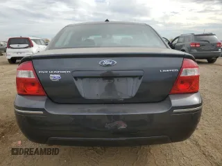 2007 Ford Five Hundred Limited with VIN 1FAHP25197G114582, listed as a Copart auction lot 76550564 with 0 mi miles and Salvage Title. Bid and sale history available at carsss.com. Image 6.