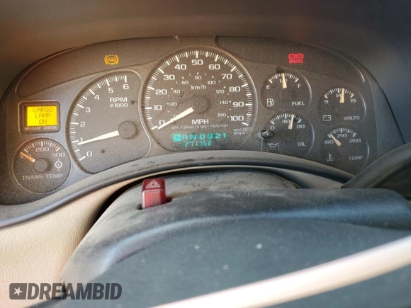 2001 GMC Sierra 1500HD SLE z VIN 1GTGC13UX1F202868, wystawiony jako Copart lot #43929435 z przebiegiem 271 152 mil mil oraz Szkoda całkowita • Salvage title. Historia ofert i sprzedaży dostępna na DreamBid. Obrazek 9.