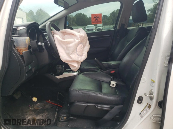 2015 Honda Fit EX-L with VIN 3HGGK5H84FM768913, listed as a Copart auction lot 60541285 with 107,886 mi miles and Salvage title. Bid and sale history available at DreamBid. Image 7.