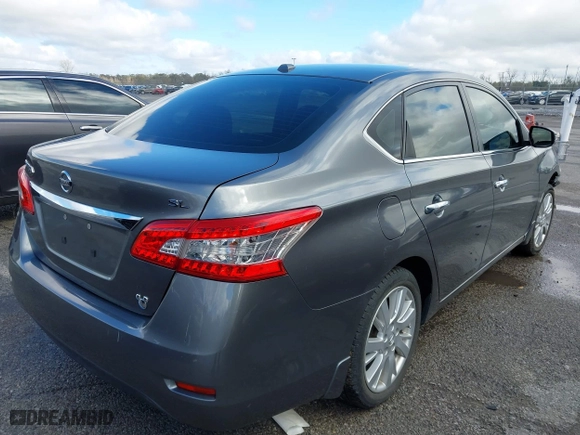 2015 Nissan Sentra S with VIN 3N1AB7APXFY216474, listed as a IAAI auction lot 41293511 with 73,767 mi miles. Bid and sale history available at carsss.com. Image 4.