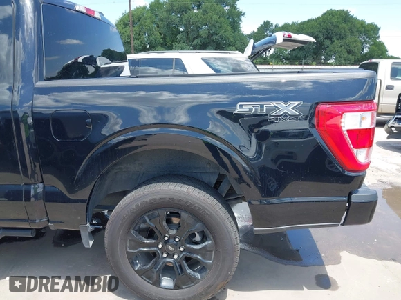 2022 Ford F-150 XL with VIN 1FTFW1E5XNFC27087, listed as a IAAI auction lot 42207284 with 37,745 mi miles and . Bid and sale history available at DreamBid. Image 19.