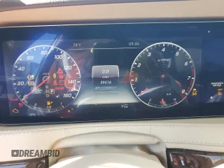 2018 Mercedes-Benz S with VIN WDDUG6GB8JA358763, listed as a Copart auction lot 51152115 with 39,616 mi miles and Salvage Title. Bid and sale history available at carsss.com. Image 9.
