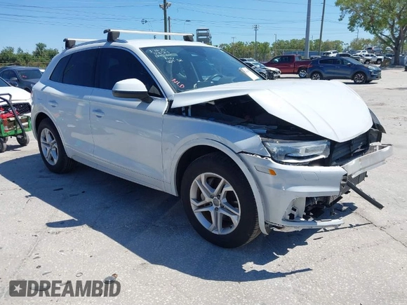 2019 Audi Q5 Premium with VIN WA1ANAFY3K2127433, listed as a IAAI auction lot 41786698 with 49,881 mi miles. Bid and sale history available at carsss.com. Image 1.