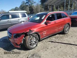 2019 Mercedes-Benz GLC with VIN WDC0G4KB6KV121889, listed as a Copart auction lot 47751395 with 43,496 mi miles and Salvage Title. Bid and sale history available at carsss.com. Image 1.