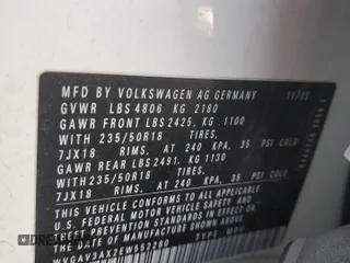 2014 Volkswagen Tiguan SEL с VIN WVGAV3AX2EW552280, выставлен на аукционе Copart как лот 85222224 с пробегом 109 761 миль миль и Списание • Salvage title. История ставок и продаж доступна на DreamBid. Изображение 15.