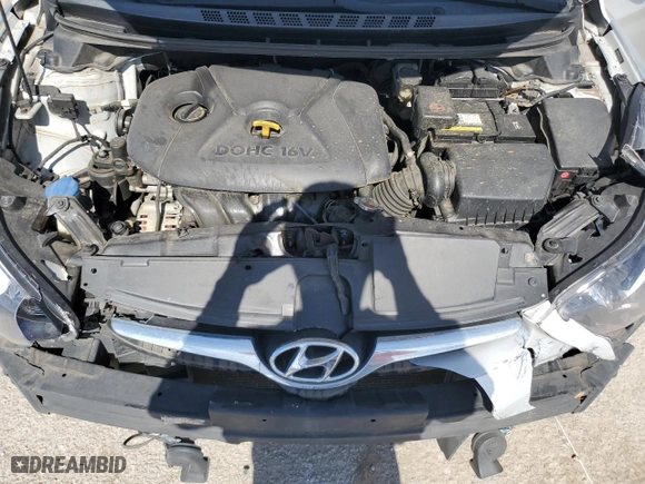 2016 Hyundai Elantra SE with VIN 5NPDH4AE6GH715101, listed as a Copart auction lot 46816715 with 133,348 mi miles and Salvage Title. Bid and sale history available at carsss.com. Image 12.