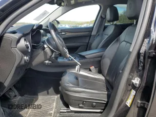 2019 Alfa Romeo Stelvio Ti with VIN ZASPAKBN1K7C67083, listed as a Copart auction lot 53003565 with 65,140 mi miles and Salvage title. Bid and sale history available at DreamBid. Image 7.