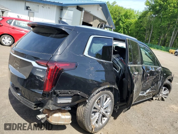 2025 Cadillac XT6 AWD Premium Luxury z VIN 1GYKPDRS9SZ120694, wystawiony jako Copart lot #57130005 z przebiegiem Nie podano mil oraz Szkody całkowita. Historia ofert i sprzedaży dostępna na DreamBid. Obrazek 3.