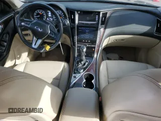 2018 Infiniti Q50 Luxe with VIN JN1EV7AP6JM365372, listed as a Copart auction lot 48242285 with 96,662 mi miles and Clean Title. Bid and sale history available at carsss.com. Image 8.
