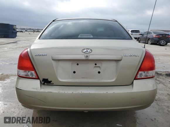 2003 Hyundai Elantra GLS z VIN KMHDN45D23U614630, wystawiony jako Copart lot #85921924 z przebiegiem 182 122 mil mil oraz Szkoda całkowita • Salvage title. Historia ofert i sprzedaży dostępna na DreamBid. Obrazek 6.