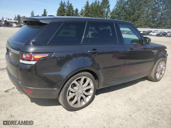 2014 Land Rover Range Rover Sport V8 Dynamic with VIN SALWR2EF7EA329751, listed as a Copart auction lot 52766325 with 28,262 mi miles and Salvage Title. Bid and sale history available at carsss.com. Image 3.