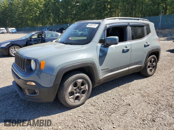 2018 Jeep Renegade Latitude with VIN ZACCJABH8JPH71093, listed as a Copart auction lot 63450115 with 199,366 mi miles and Clean title. Bid and sale history available at DreamBid. Image 1.