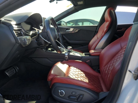 2019 Audi S5 Sportback Premium Plus z VIN WAUB4CF51KA005042, wystawiony jako Copart lot #58248895 z przebiegiem 51 823 mil mil oraz Szkody całkowita. Historia ofert i sprzedaży dostępna na DreamBid. Obrazek 7.