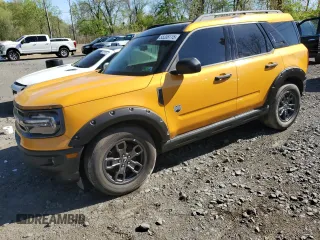 2022 Ford Bronco Sport Big Bend z VIN 3FMCR9B60NRD03775, wystawiony jako Copart lot #55208115 z przebiegiem Nie podano mil oraz Szkoda całkowita • Salvage title. Historia ofert i sprzedaży dostępna na DreamBid. Obrazek 1.