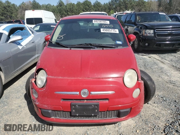 2012 FIAT 500 Pop z VIN 3C3CFFAR7CT125312, wystawiony jako Copart lot #49885775 z przebiegiem 190 364 mil mil oraz Szkoda całkowita • Salvage title. Historia ofert i sprzedaży dostępna na DreamBid. Obrazek 5.