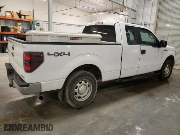 2012 Ford F-150 XL with VIN 1FTFX1EF5CFC81805, listed as a Copart auction lot 52775205 with 185,382 mi miles and Salvage Title. Bid and sale history available at carsss.com. Image 3.