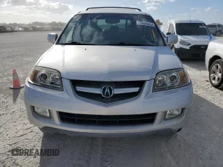 2005 Acura MDX Touring with VIN 2HNYD18855H504709, listed as a Copart auction lot 76886664 with 0 mi miles and Non Repairable. Bid and sale history available at carsss.com. Image 5.