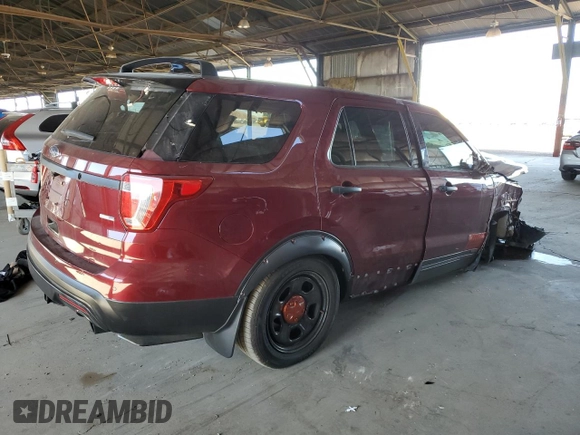 2017 Ford Police Interceptor Utility z VIN 1FM5K8AR4HGB15954, wystawiony jako Copart lot #61997335 z przebiegiem 98 412 mil mil oraz Szkoda całkowita • Salvage title. Historia ofert i sprzedaży dostępna na DreamBid. Obrazek 3.