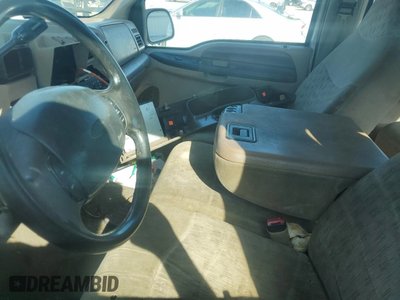 1999 Ford F-250 XL with VIN 1FTNW20S5XEF05191, listed as a Copart auction lot 43906685 with Not Provided miles and Salvage Title. Bid and sale history available at DreamBid. Image 8.