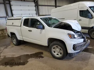 2022 Chevrolet Colorado 2WD Work Truck with VIN 1GCHSBEA7N1216598, listed as a Copart auction lot 80297174 with 0 mi miles and Salvage Title. Bid and sale history available at carsss.com. Image 4.