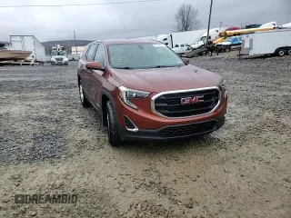 2019 GMC Terrain SLE with VIN 3GKALTEV3KL277382, listed as a Copart auction lot 48848035 with 105,140 mi miles and Salvage Title. Bid and sale history available at DreamBid. Image 15.