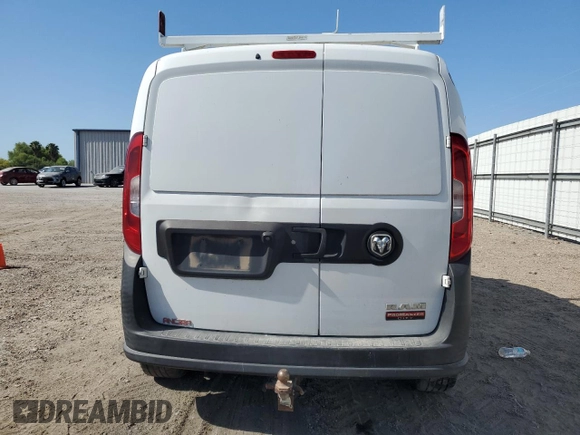 2018 Ram ProMaster City Cargo Tradesman with VIN ZFBERFAB7J6H82008, listed as a Copart auction lot 52996345 with 71,391 mi miles and Salvage Title. Bid and sale history available at DreamBid. Image 6.