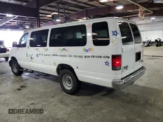 2013 Ford Econoline Passenger XL with VIN 1FBSS3BL4DDA56134, listed as a Copart auction lot 56230655 with 156,113 mi miles and Salvage title. Bid and sale history available at DreamBid. Image 2.
