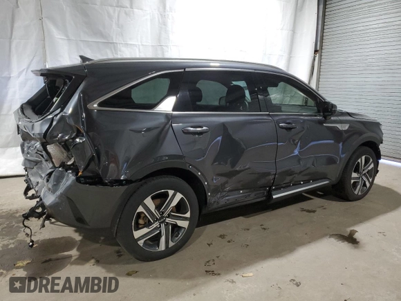 2023 Kia Sorento Hybrid EX with VIN KNDRHDLG8P5174024, listed as a Copart auction lot 83092544 with 20,636 mi miles and Clean Title. Bid and sale history available at carsss.com. Image 3.