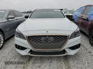 2019 Genesis G80 3.3T Sport with VIN KMHGN4JB4KU299586, listed as a Copart auction lot 85801754 with 50,162 mi miles and Salvage Title. Bid and sale history available at carsss.com. Image 5.
