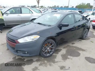 2016 Dodge Dart SXT with VIN 1C3CDFBB3GD752298, listed as a IAAI auction lot 41884295 with 61,736 mi miles. Bid and sale history available at carsss.com. Image 2.