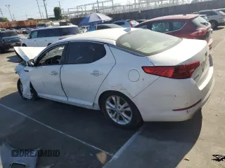 2013 Kia Optima EX with VIN 5XXGN4A70DG252340, listed as a Copart auction lot 58091195 with Not provided miles and Salvage title. Bid and sale history available at DreamBid. Image 2.