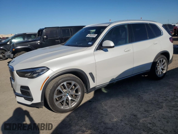 2022 BMW X5 sDrive40i with VIN 5UXCR4C07N9K91362, listed as a Copart auction lot 47933285 with 61,766 mi miles and Salvage Title. Bid and sale history available at carsss.com. Image 1.