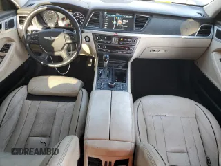 2015 Hyundai Genesis 5.0L with VIN KMHGN4JF5FU024690, listed as a Copart auction lot 74206054 with 96,068 mi miles and Clean Title. Bid and sale history available at carsss.com. Image 8.