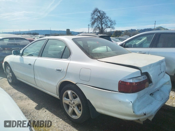 2002 Acura TL Type S w/Navigation with VIN 19UUA56982A010727, listed as a Copart auction lot 45600315 with 260,119 mi miles and Salvage Title. Bid and sale history available at carsss.com. Image 2.