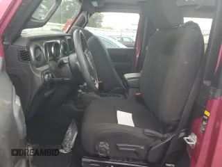 2022 Jeep Wrangler Sport with VIN 1C4HJXAG7NW147909, listed as a Copart auction lot 73051454 with 21,707 mi miles and Salvage Title. Bid and sale history available at DreamBid. Image 7.