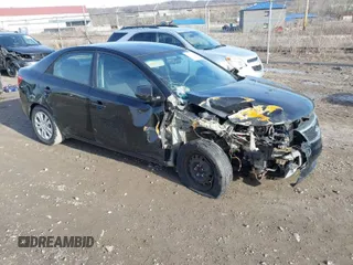 2012 Kia Forte EX with VIN KNAFU4A25C5521998, listed as a IAAI auction lot 41705662 with 129,394 mi miles. Bid and sale history available at carsss.com. Image 1.