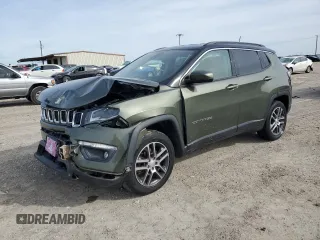 2018 Jeep Compass Altitude with VIN 3C4NJDBBXJT177703, listed as a Copart auction lot 88460305 with 107,983 mi miles and Salvage Title. Bid and sale history available at carsss.com. Image 1.