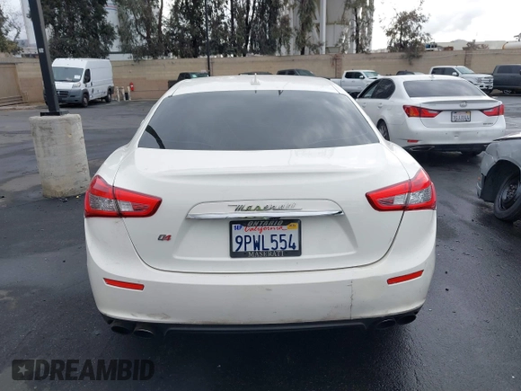 2014 Maserati Ghibli S Q4 with VIN ZAM57RTA3E1090350, listed as a IAAI auction lot 42056682 with 119,160 mi miles and . Bid and sale history available at DreamBid. Image 17.