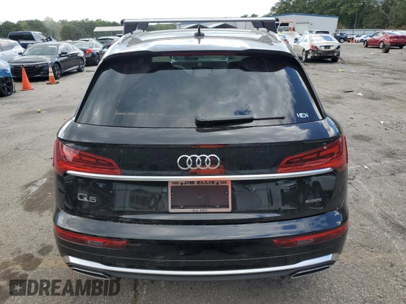 2024 Audi Q5 S line Prestige with VIN WA1F2AFY9R2022226, listed as a Copart auction lot 72183834 with 1,218 mi miles and Salvage Title. Bid and sale history available at carsss.com. Image 6.