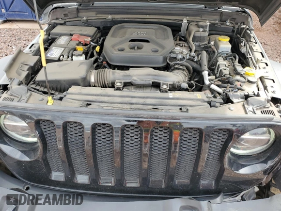 2022 Jeep Wrangler Unlimited Willys with VIN 1C4HJXDN8NW241324, listed as a Copart auction lot 49403795 with 25,727 mi miles and Salvage Title. Bid and sale history available at DreamBid. Image 14.