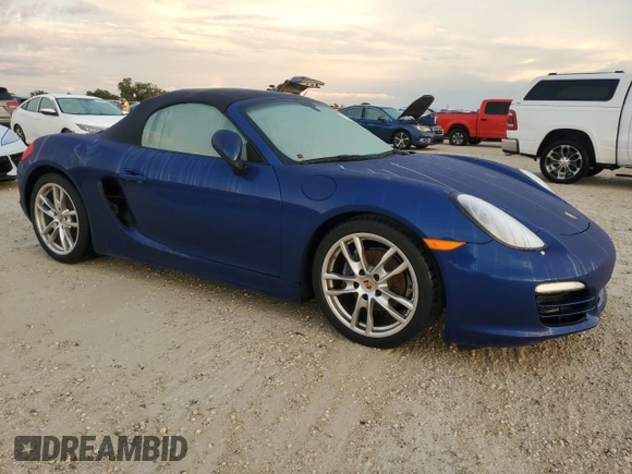 2013 Porsche Boxster с VIN WP0CA2A86DK112144, выставлен на аукционе Copart как лот 73866704 с пробегом Не указан миль и Списание • Salvage title. История ставок и продаж доступна на DreamBid. Изображение 4.