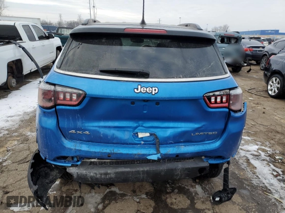 2024 Jeep Compass Limited with VIN 3C4NJDCN7RT602461, listed as a Copart auction lot 44911585 with 14,727 mi miles and Salvage Title. Bid and sale history available at carsss.com. Image 6.